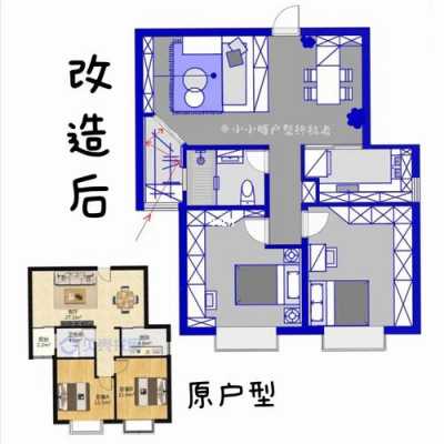 改室内结构图（室内改造方案）