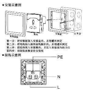 按压插座结构图（按压式插座如何安装）