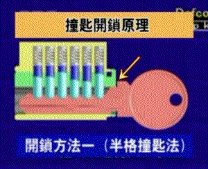 b字结构开锁视频（b级锁开锁原理视频）