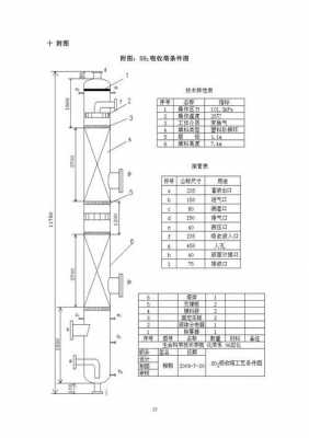 吸收塔结构图（吸收塔结构简图）