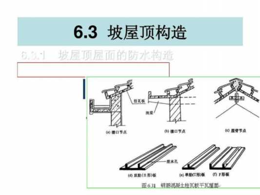 斜顶房结构（斜屋顶结构图）