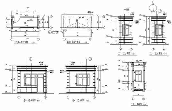 公厕cad建筑结构（公厕cad建筑结构图怎么画）