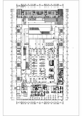 框架结构商场图（框架结构平面示意图）