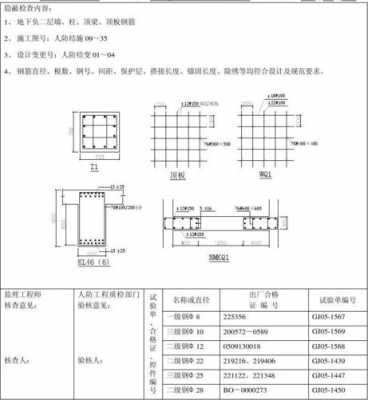 人防钢筋结构验收规范（人防钢筋结构验收规范要求）