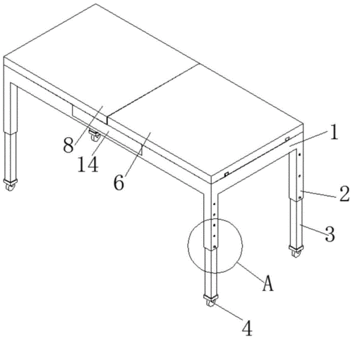 结构简单牢固桌子（桌子结构简图）