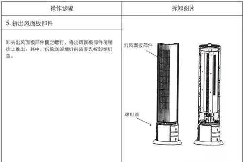 空调内机壳结构（空调内机壳结构图解）