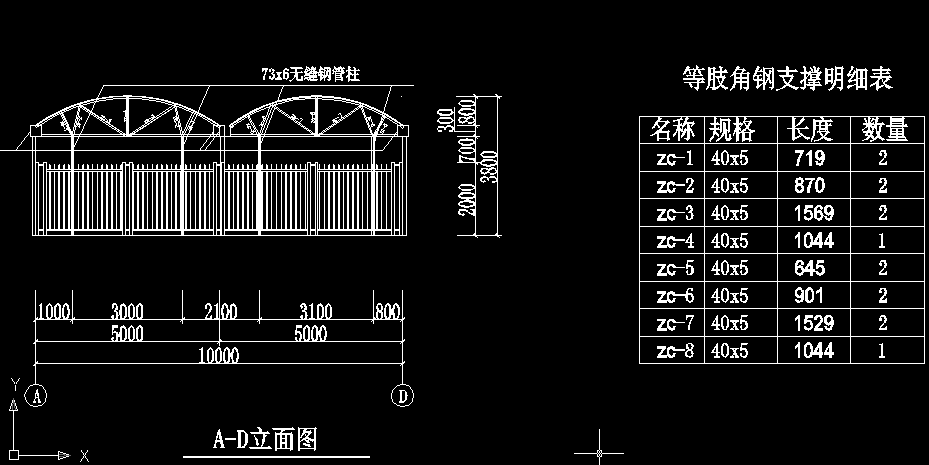 钢结构雨棚钢梁尺寸（雨棚钢结构尺寸规格）