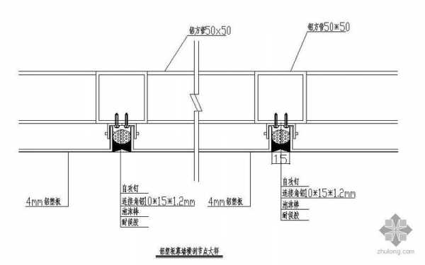 铝塑板幕墙结构（铝塑板幕墙结构图解）