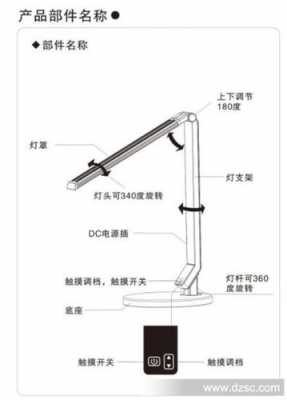 台灯的结构讲解（台灯的结构图）