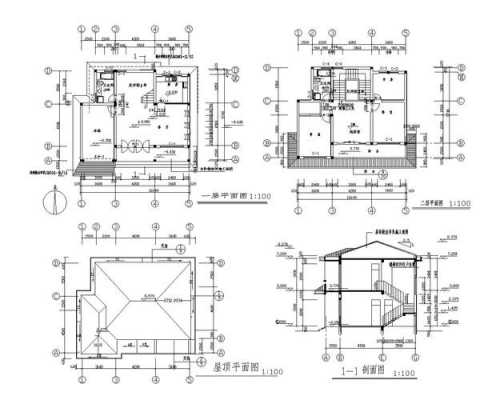 小别墅房顶结构（小别墅屋顶设计图纸）