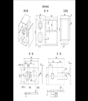 音箱箱体结构设计（音箱箱体结构分类）