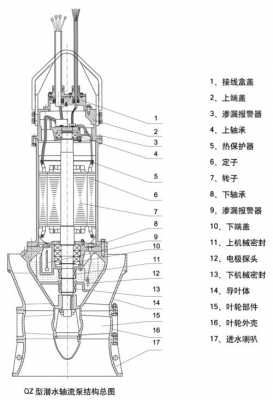 轴流泵内部结构图（轴流泵原理图）