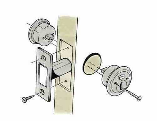 圆角门锁结构（圆形门锁怎么拆卸图解视频）