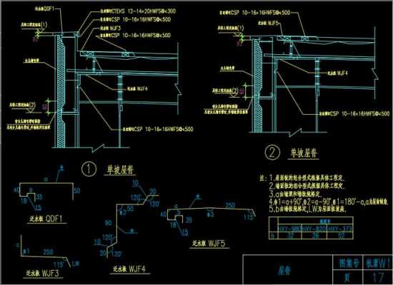 屋顶钢结构节点详图（房屋顶钢构标准图册）