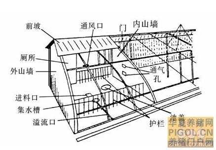 地下养猪厂建造结构图（地下室养猪）