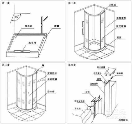 淋浴房结构图（淋浴房结构图解）