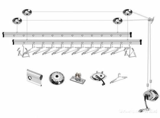 升降衣架结构（升降衣架结构图片）